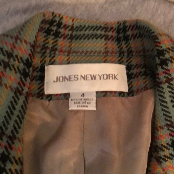 COOLEST vintage mint green Jones New York blazer - Picture 2 of 3
